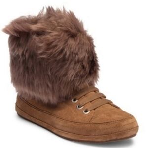 UGGS Antoine Fur Cuffed Sneakers!